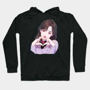 I love you heart gesture Hoodie